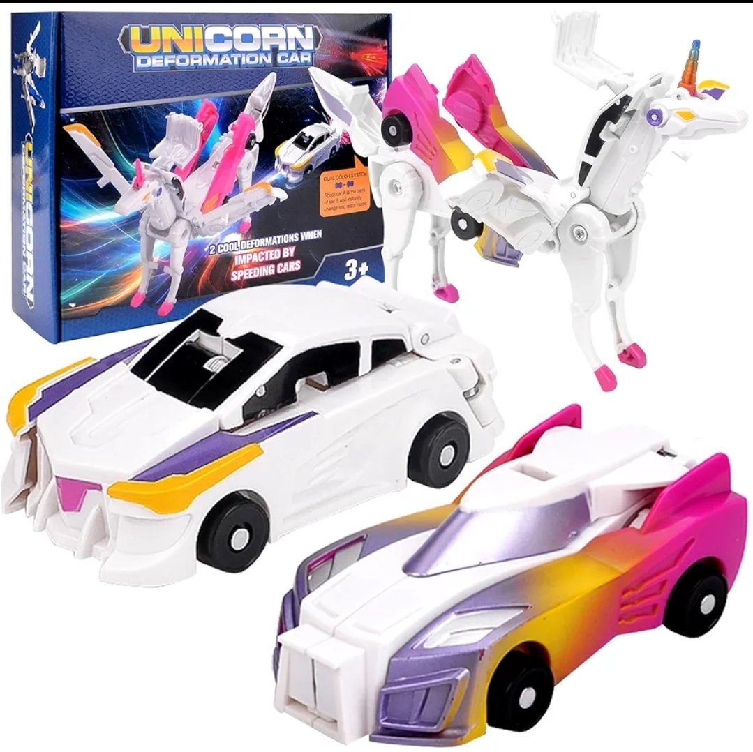 Two Car to Robot Transformation Toys for Kids