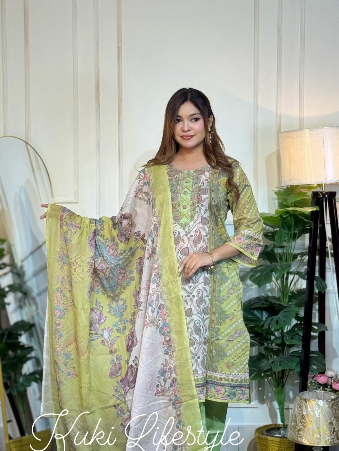 Jamjam Print 3-Piece Dress