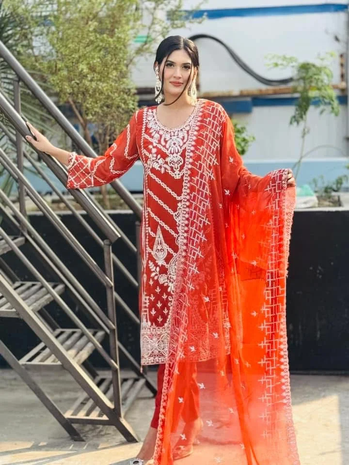 Premium Soft Wetless 3-Piece Dress