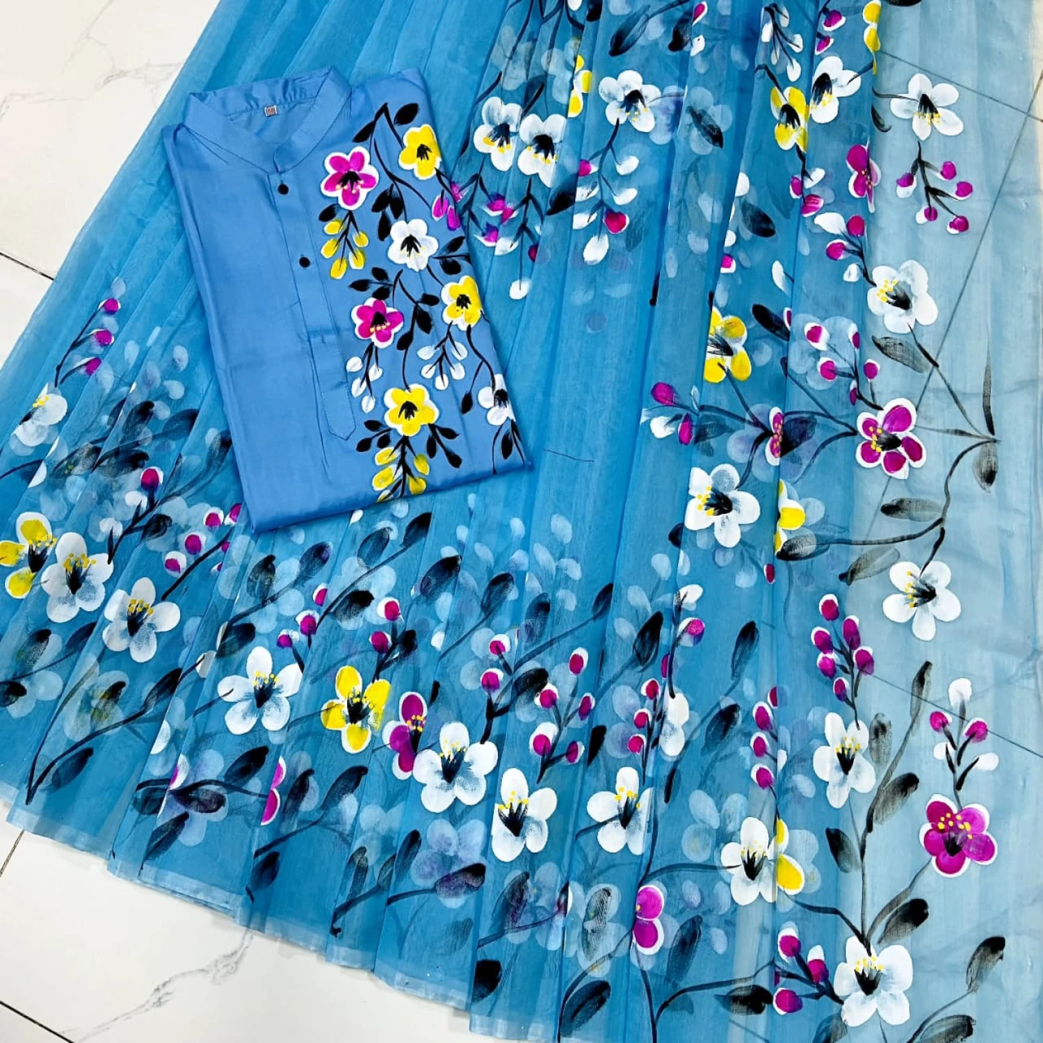 হ্যান্ড প্রিন্ট কাপল সেট