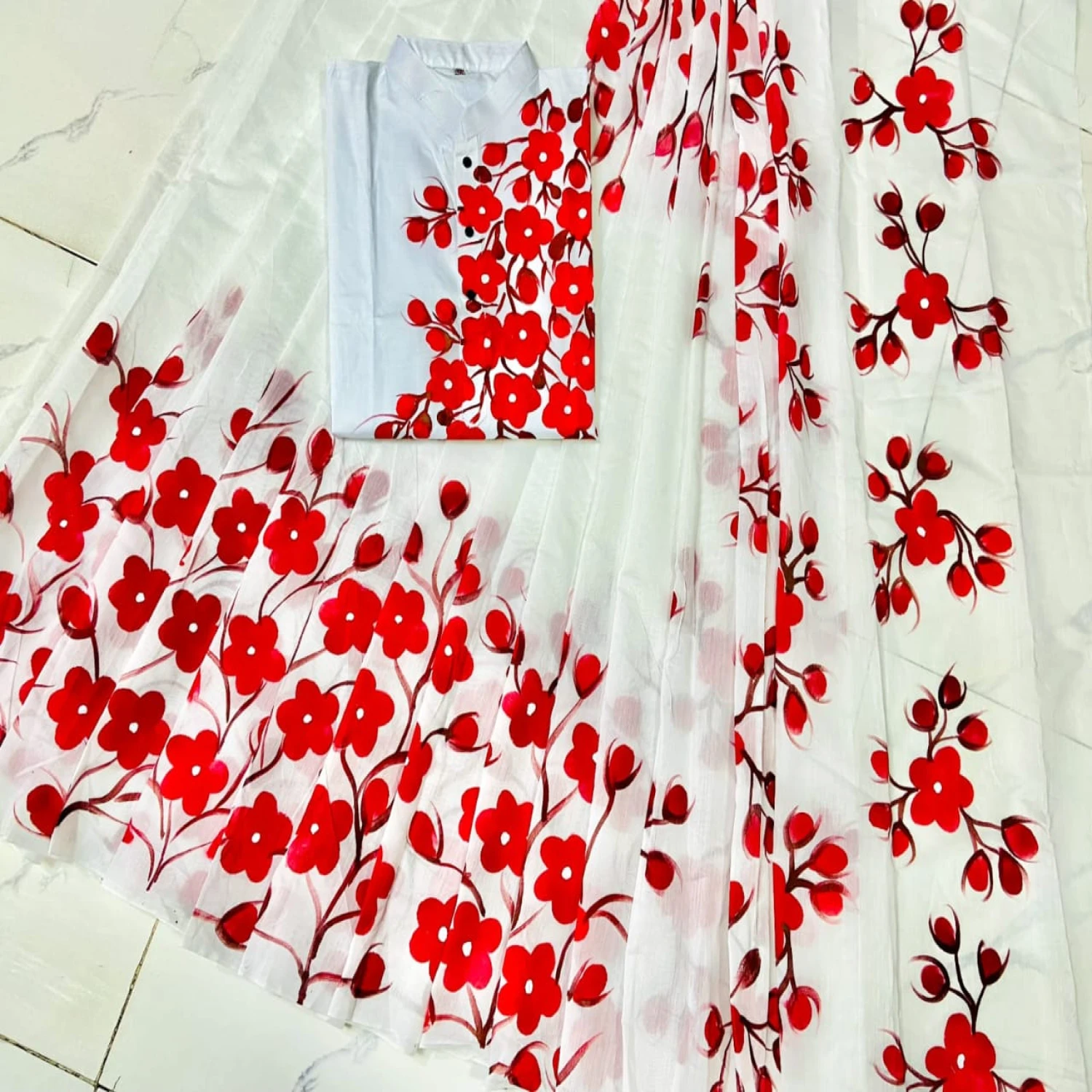 হ্যান্ড প্রিন্ট কাপল সেট